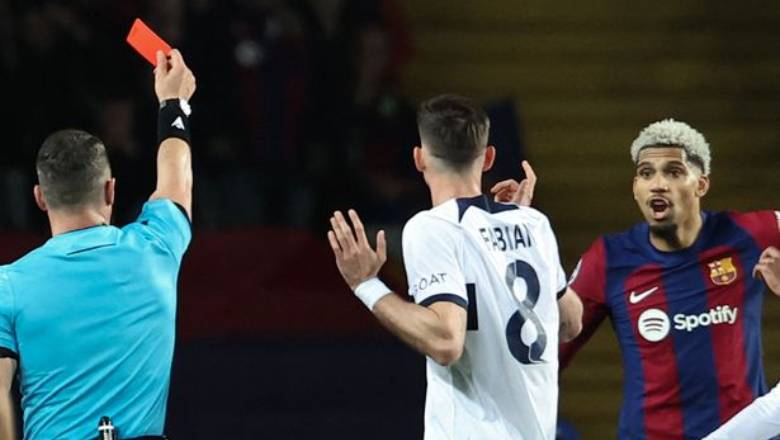 PSG lọt vào Bán kết C1: Những chiếc thẻ đỏ phá tan giấc mộng trời Âu của Barca - Ảnh 1