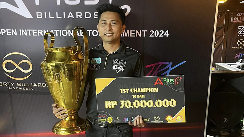 Michael Baoanan vô địch 10 bi Bali Open 2024 sau trận chung kết toàn Philippines - Ảnh 1