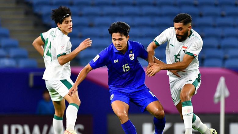U23 Iraq đại thắng Tajikistan, U23 Thái Lan nguy cơ bị loại cay đắng ở lượt trận cuối cùng - Ảnh 1