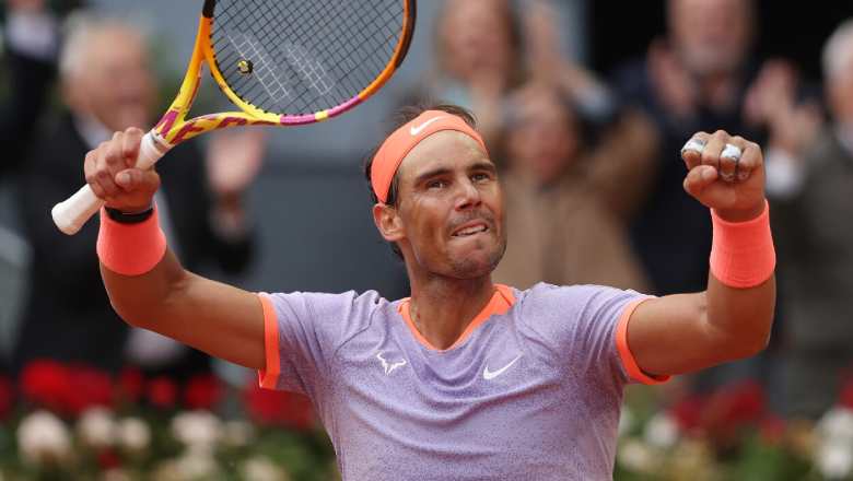 Nadal vào vòng 4 Madrid Open 2024 sau trận đấu kéo dài 3 tiếng - Ảnh 1