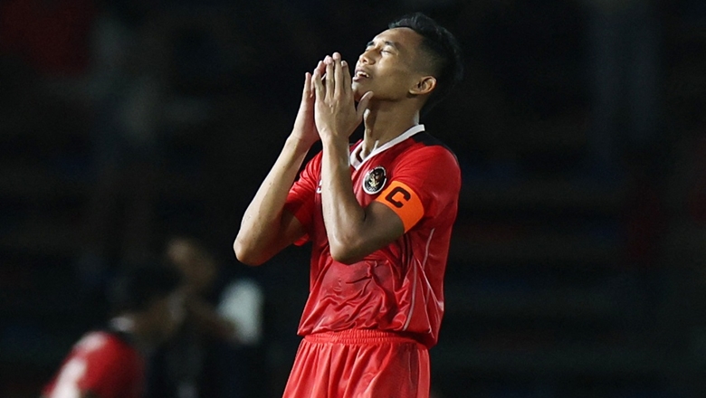U23 Indonesia mất trung vệ đội trưởng ở trận tranh vé Olympic - Ảnh 1