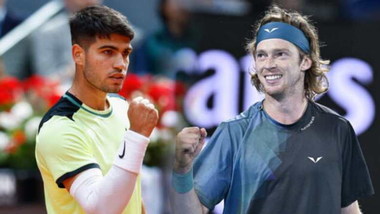 Lịch thi đấu tennis Tứ kết Madrid Open 2024: Tâm điểm Alcaraz vs Rublev - Ảnh 1