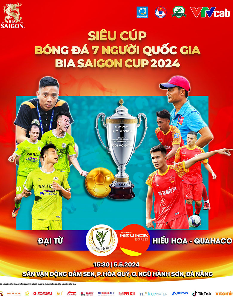 Siêu Cúp bóng đá 7 người Quốc gia Bia Saigon Cup 2024 diễn ra tại Đà Nẵng - Ảnh 4