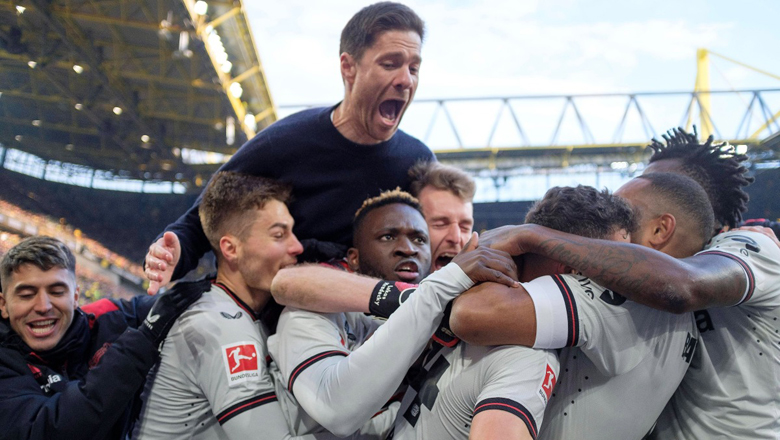Bayer Leverkusen bất bại trận thứ 48, san bằng kỷ lục kéo dài  hơn nửa thế kỷ - Ảnh 1