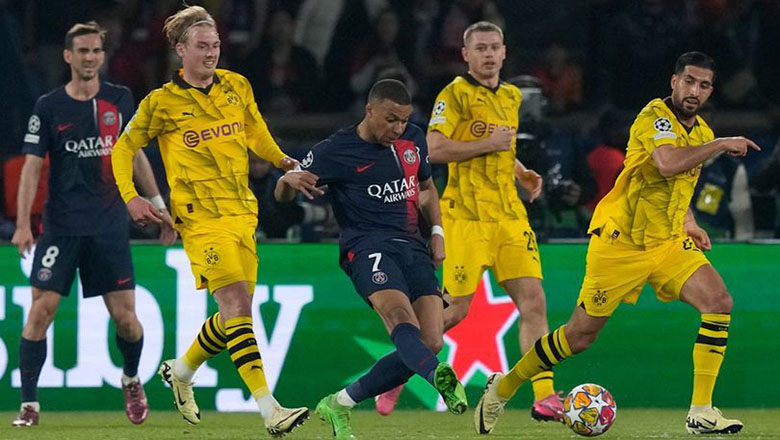 Đen như PSG: Đá 2 lượt với Dortmund, bóng dội xà ngang cột dọc 6 lần - Ảnh 1