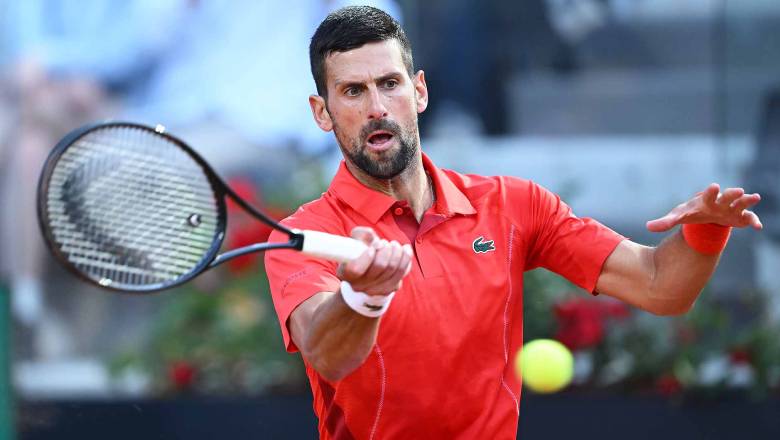 Djokovic thắng dễ trận ra quân Rome Masters, cùng Zverev giành vé vào vòng 3 - Ảnh 1