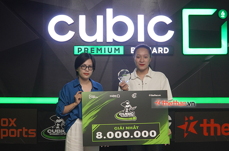 Dương Yến Vi đánh bại Đoàn Thị Ngọc Lệ, vô địch Cubic Women Open chặng 1 - Ảnh 2