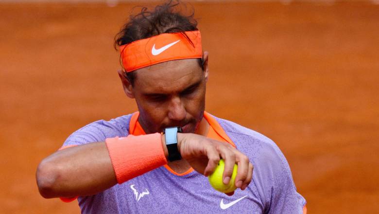Nadal thua chóng vánh Hurkacz ở vòng 2 Rome Masters 2024 - Ảnh 1
