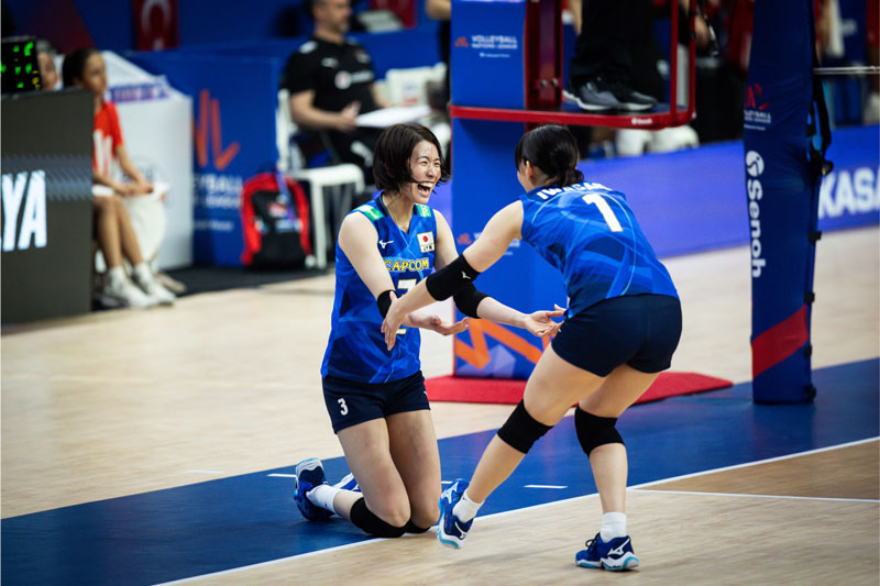 Bóng chuyền nữ Nhật Bản quật ngã đội bóng số 1 thế giới ở Volleyball Nations League 2024 - Ảnh 1