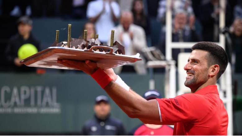 Djokovic thắng trận thứ 1100 trong sự nghiệp, vào tứ kết Geneva Open - Ảnh 1