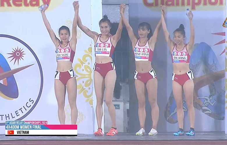 Đội tiếp sức 4x400m nữ Việt Nam vẫn đứng hạng 30 thế giới, khó giành vé dự Olympic 2024 - Ảnh 1