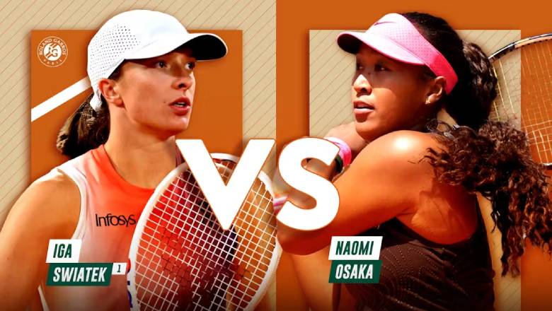 Trực tiếp tennis Swiatek vs Osaka, Vòng 2 Roland Garros - 21h30 ngày 29/5 - Ảnh 1