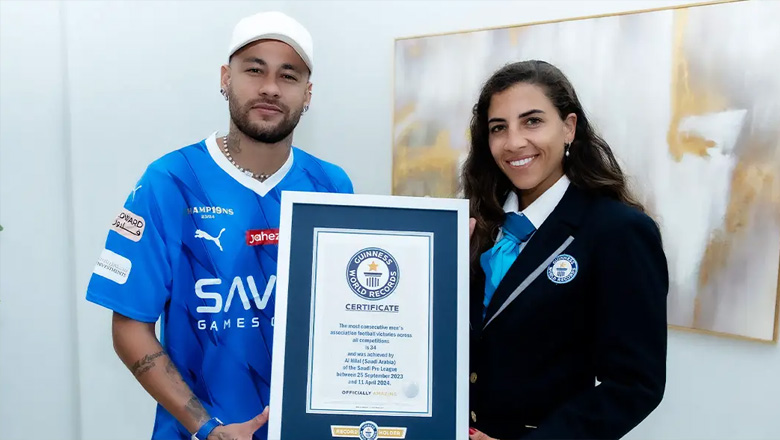 Đội bóng của Neymar lập kỷ lục Guinness về mạch thắng dài nhất lịch sử - Ảnh 1