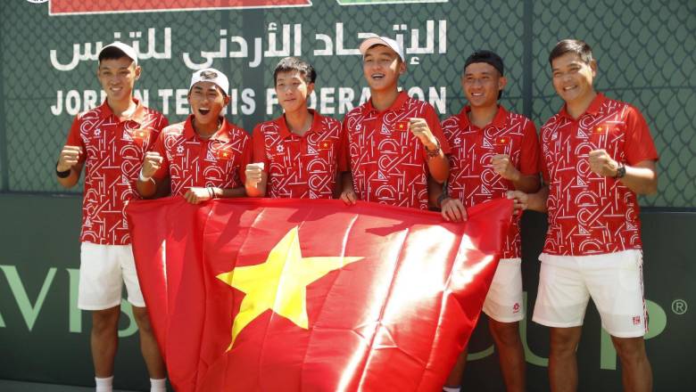 ĐT Quần vợt Việt Nam thua trận ra quân Davis Cup nhóm III năm 2024 - Ảnh 1