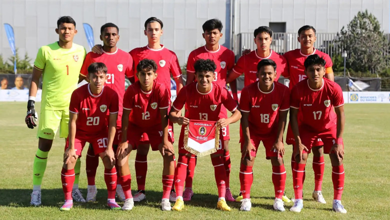 U20 Indonesia thua trận thứ 4 liên tiếp, xếp hạng 10/10 đội dự giải giao hữu tại Pháp - Ảnh 2