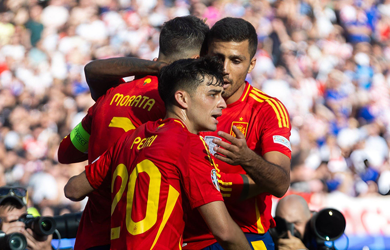 ‘Siêu kỷ lục’ kéo dài 136 trận của Tây Ban Nha bị chặn đứng dù thắng đậm Croatia - Ảnh 1