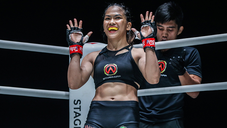 ONE Championship: Denice Zamboanga muốn tranh đai vô địch tạm thời hạng Antomweight - Ảnh 2