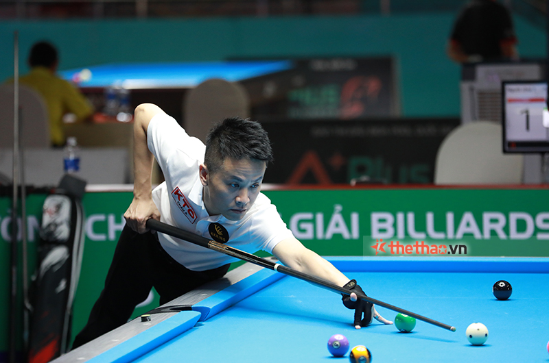 Thế Kiên thắng nghẹt thở, cùng Quốc Hoàng vào Top 16 pool 9 bi Vòng 2 giải VĐQG 2024 - Ảnh 1