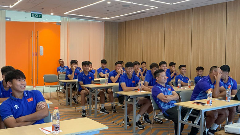 U16 Việt Nam phân tích đối thủ Campuchia, quyết giành trọn 3 điểm - Ảnh 2