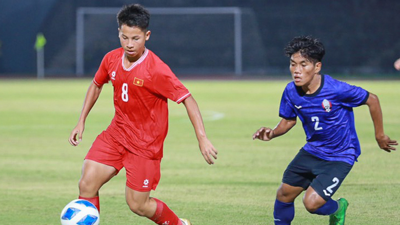U16 Việt Nam bị Campuchia cầm hòa, lỡ cơ hội giành vé sớm - Ảnh 3