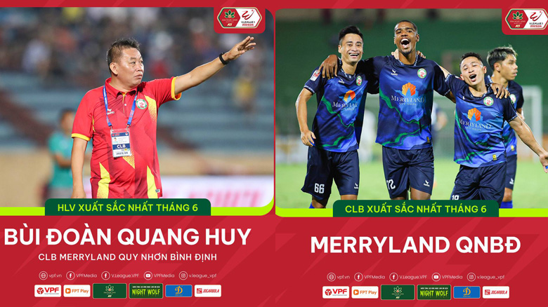 Bình Định giành cú đúp danh hiệu cá nhân trong tháng hạ màn V.League 2023/24 - Ảnh 1