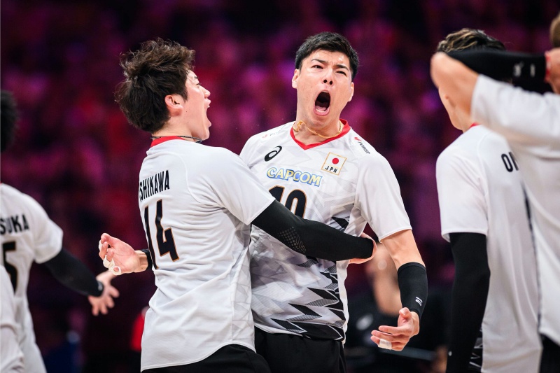 Kết quả bóng chuyền nam chung kết Volleyball Nations League 2024: Nhật Bản đụng độ Pháp - Ảnh 1