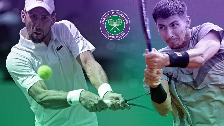 Trực tiếp tennis Djokovic vs Popyrin, Vòng 3 Wimbledon - 23h00 ngày 6/7 - Ảnh 1