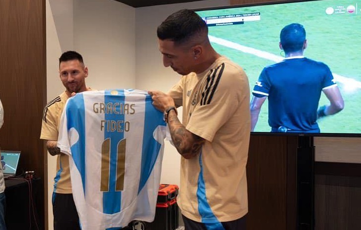 Di Maria chơi trận cuối cùng cho ĐT Argentina, Messi gửi lời từ biệt - Ảnh 1