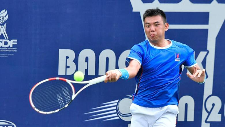 Đánh bại tay vợt Trung Quốc, Lý Hoàng Nam vào Tứ kết giải M25 Thiên Tân - Ảnh 1