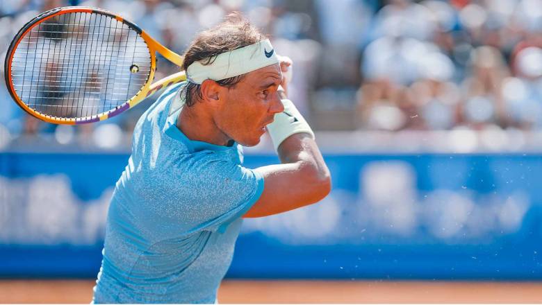 Nadal ngược dòng hạ tay vợt 23 tuổi sau 4 tiếng, vào bán kết Swedish Open - Ảnh 1