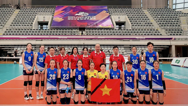 Tuyển bóng chuyền nữ Việt Nam thắng trận mở màn giải đấu giao hữu ở Trung Quốc - Ảnh 1