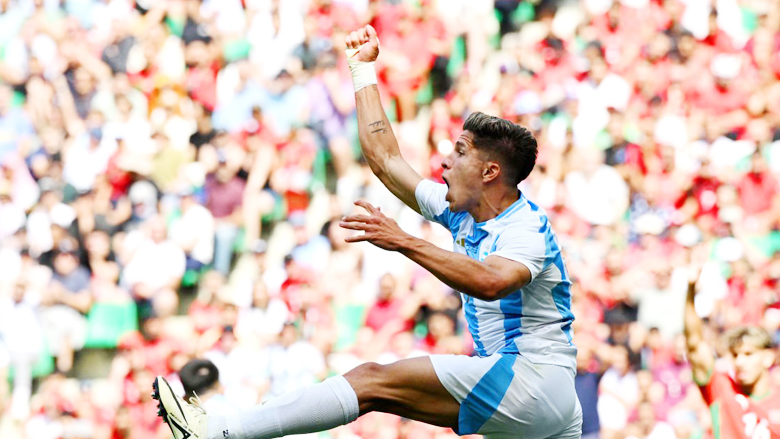 Con trai Simeone ghi bàn, giúp Argentina thoát khỏi trận thua muối mặt ở Olympic Paris 2024 - Ảnh 2