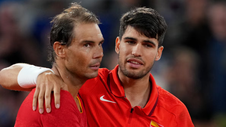 Nadal chơi ăn ý với Alcaraz, vào vòng 2 đôi nam Olympic Paris 2024 - Ảnh 1