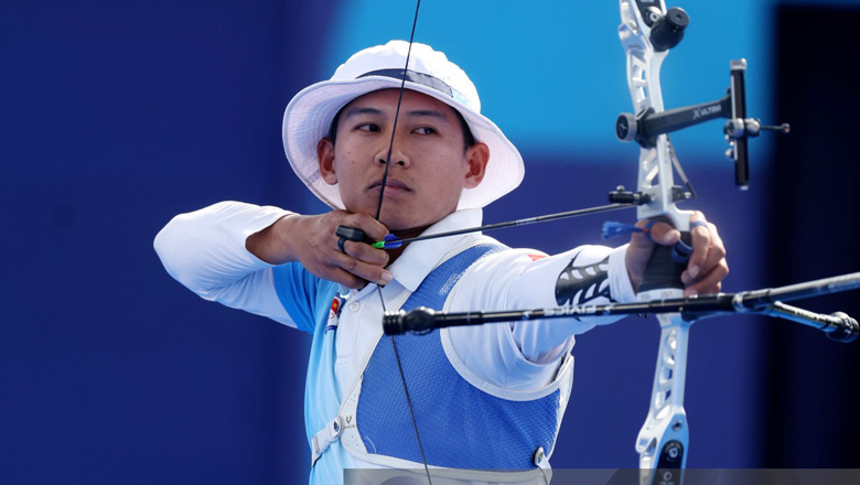 Cung thủ Lê Quốc Phong chia tay Olympic Paris 2024 bằng trận thua đậm 0-6 - Ảnh 2