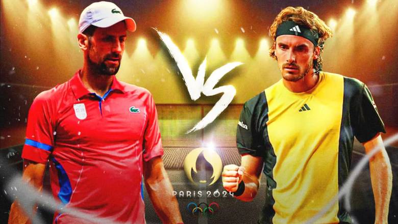 Kết quả tennis Tứ kết Olympic Paris hôm nay 1/8: Djokovic đấu Tsitsipas khi nào? - Ảnh 1