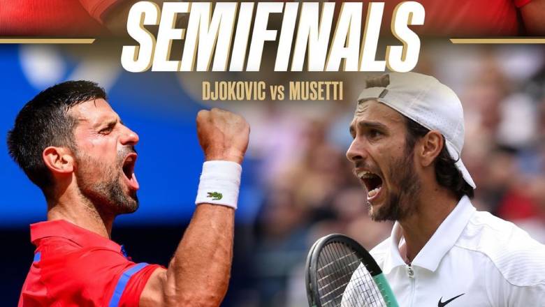 Link xem tennis Djokovic vs Musetti, Bán kết Olympic 2024 - 00h00 ngày 3/8 - Ảnh 1