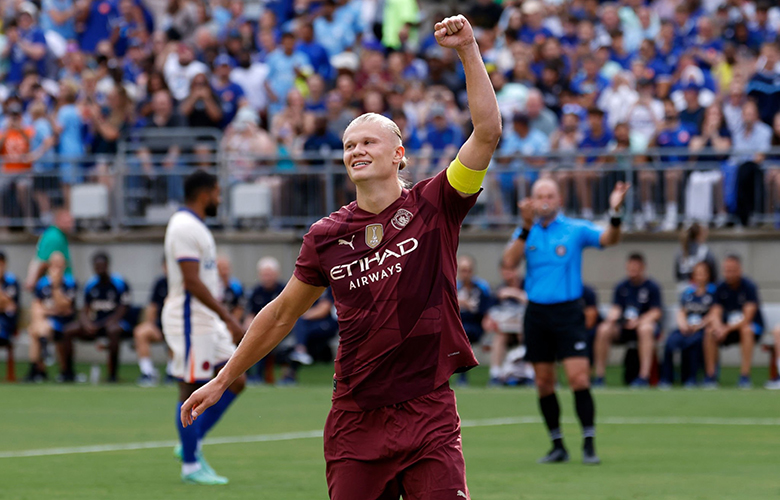 Haaland lập hat-trick, Man City ‘làm gỏi’ Chelsea trong trận cầu 6 bàn thắng - Ảnh 1