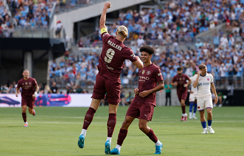 Haaland lập hat-trick, Man City ‘làm gỏi’ Chelsea trong trận cầu 6 bàn thắng - Ảnh 2