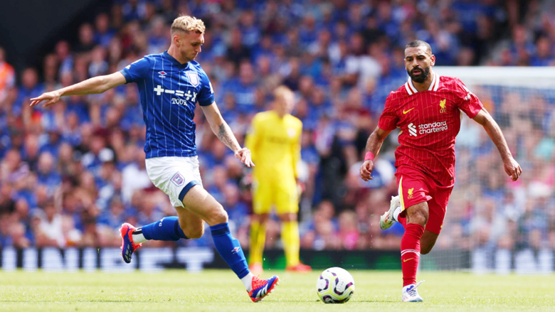 Kết quả bóng đá Ipswich vs Liverpool: Giành 3 điểm nhờ Salah - Ảnh 1