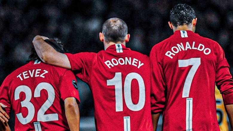 Ronaldo - Rooney - Tevez: Cây đinh ba vĩ đại nhất lịch sử Ngoại hạng Anh - Ảnh 1