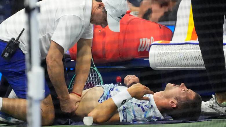 Đối thủ bỏ cuộc, Djokovic vào vòng 3 US Open sau 2 set đấu - Ảnh 2