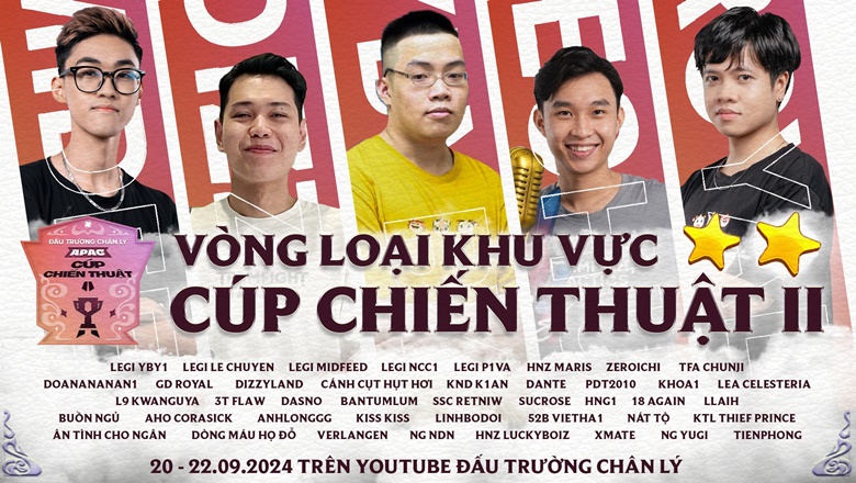 Chốt 16 tuyển thủ tham dự Cúp Chiến Thuật II - Ảnh 1