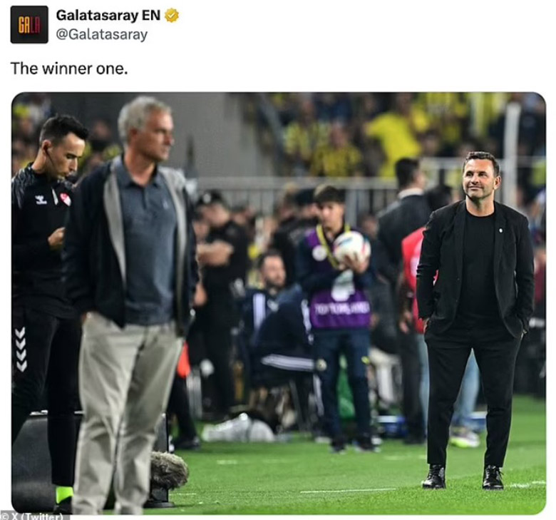 HLV Jose Mourinho bị đối thủ khiêu khích, gọi là ‘Kẻ khóc nhè’ ở giải VĐQG Thổ Nhĩ Kỳ - Ảnh 2