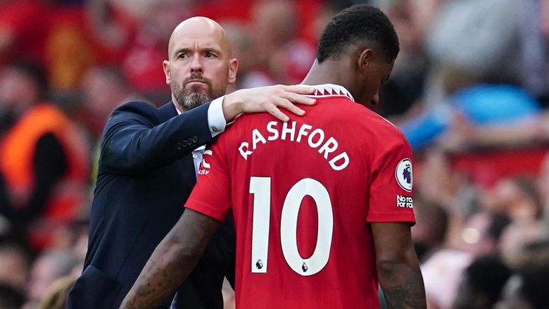 HLV Ten Hag gọi chuyên gia Anh là điên vì dám chỉ trích trò cưng Rashford - Ảnh 1