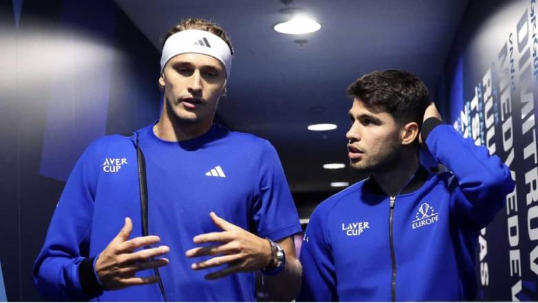 Alcaraz và Zverev đưa đội châu  u lên ngôi vô địch Laver Cup 2024 - Ảnh 2