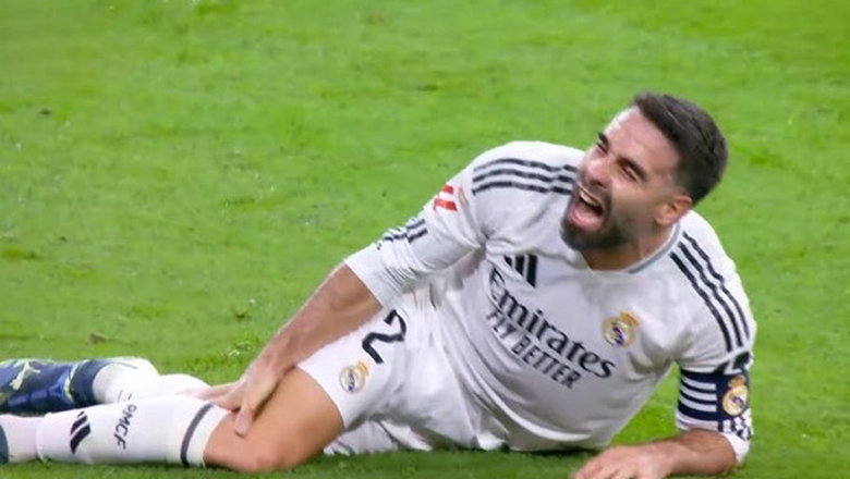 Carvajal chấn thương nặng, khóc khi rời sân ở trận thắng của Real Madrid - Ảnh 2