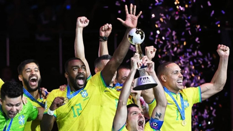 ĐT Brazil lần thứ 6 vô địch World Cup Futsal - Ảnh 1