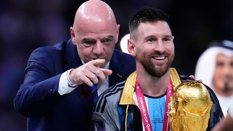 Chủ tịch FIFA đích thân đến Mỹ mời Messi và đồng đội đá Club World Cup 2025 - Ảnh 1