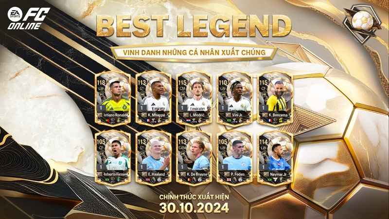 [Mùa Thẻ Mới] Best Legends - Vinh Danh Những Ngôi Sao Xuất Chúng - Ảnh 2