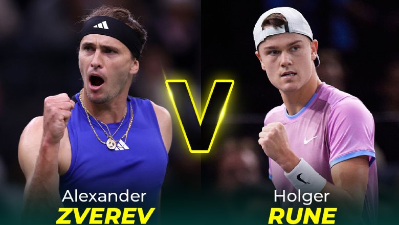 Lịch thi đấu tennis hôm nay 2/11: Bán kết Paris Masters - Zverev đấu Rune khi nào? - Ảnh 1